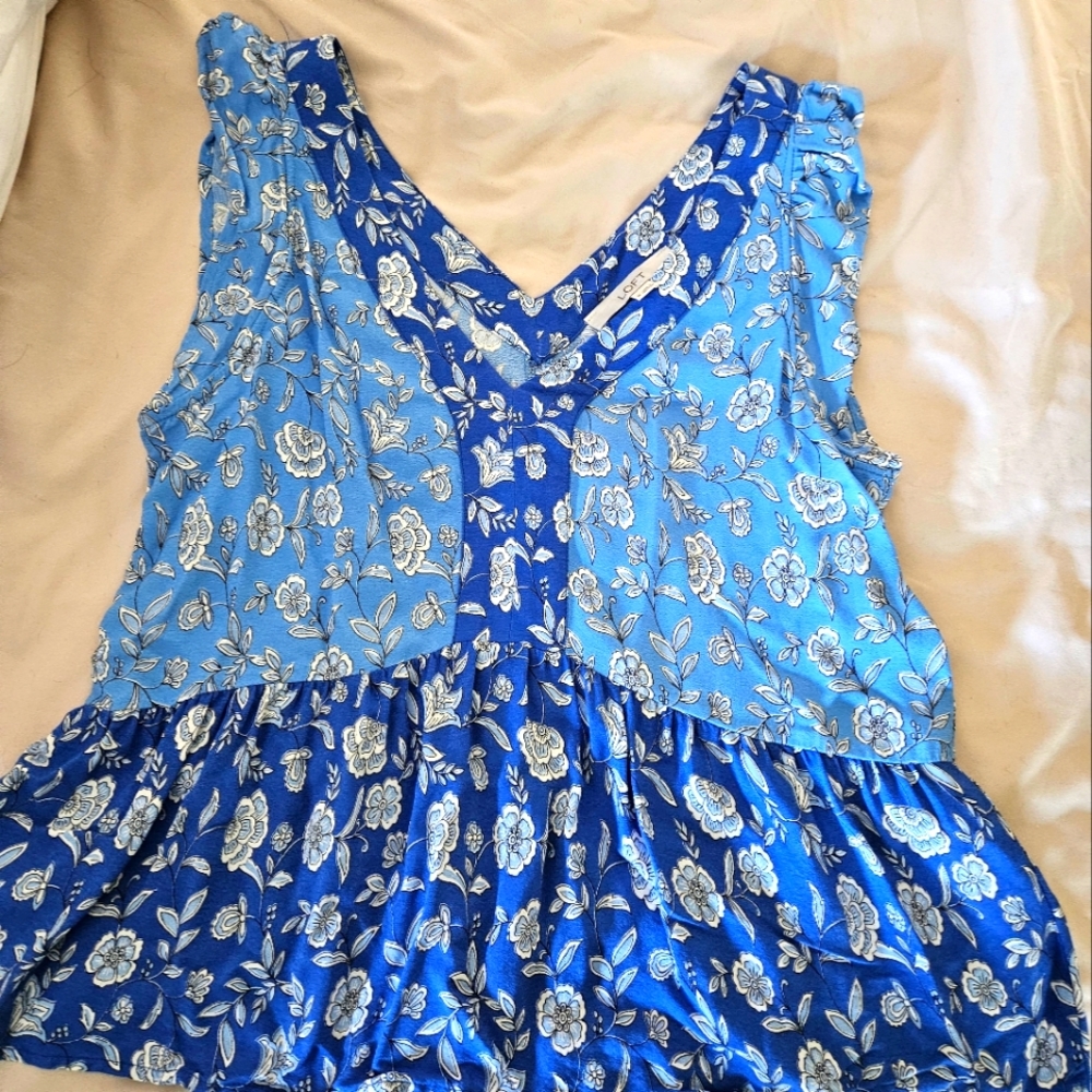 Loft floors peplum top